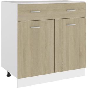 vidaXL-Onderkast-met-lade-80x46x81,5-cm-spaanplaat-sonoma-eikenkleurig