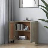 vidaXL Boekenkast Sonoma eiken 82,5x30,5x80 cm spaanplaat - 802708