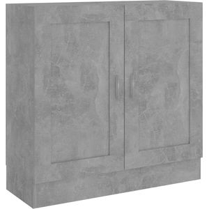 vidaXL-Boekenkast-82,5x30,5x80-cm-spaanplaat-betongrijs