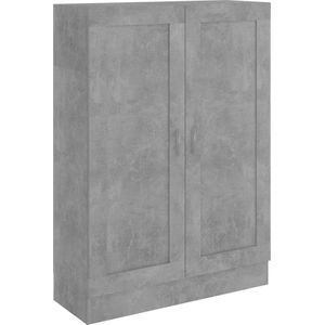 vidaXL-Boekenkast-82,5x30,5x115-cm-spaanplaat-betongrijs
