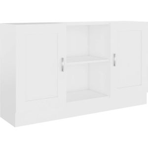 VidaXL Dressoir 120x30,5x70 cm - Bewerkt Hout Wit