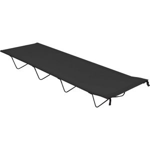 vidaXL-Campingbed-180x60x19-cm-oxford-stof-en-staal-zwart