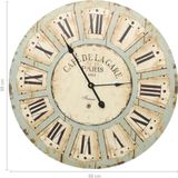 Wandklok - Meerkleurig - MDF - Diameter 60 cm
