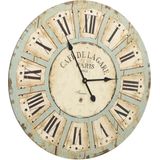 Wandklok - Meerkleurig - MDF - Diameter 60 cm