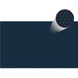 vidaXL Zwembadfolie solar drijvend 500x300 cm PE zwart en blauw