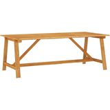 vidaXL Tuintafel 206x100x74 cm massief acaciahout