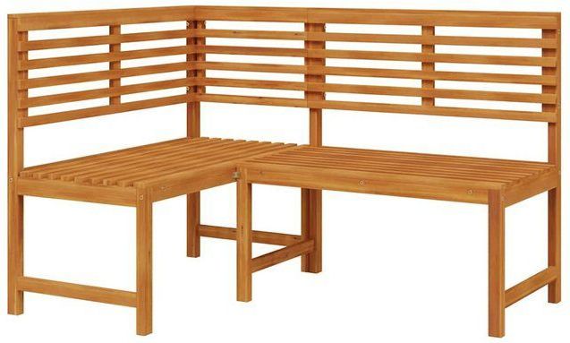 vidaXL Tuinhoekbank 140 cm massief acaciahout