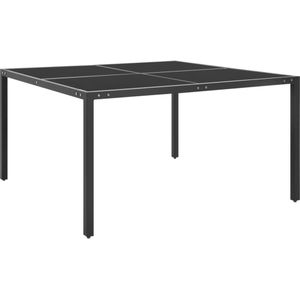 vidaXL-Tuintafel-130x130x72-cm-staal-en-glas-antracietkleurig