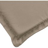 Sonnenliegen-Auflage Taupe 200x50x3 cm Oxford-Gewebe Vidaxl