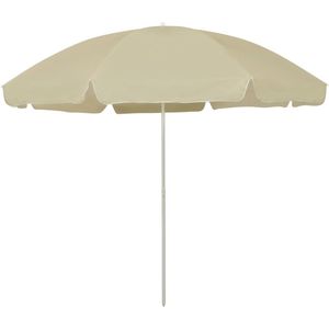 vidaXL Strandparasol 300 cm zandgeel