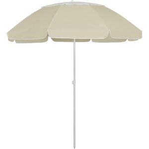 vidaXL Strandparasol - Zandgeel - Polyester - 300 cm