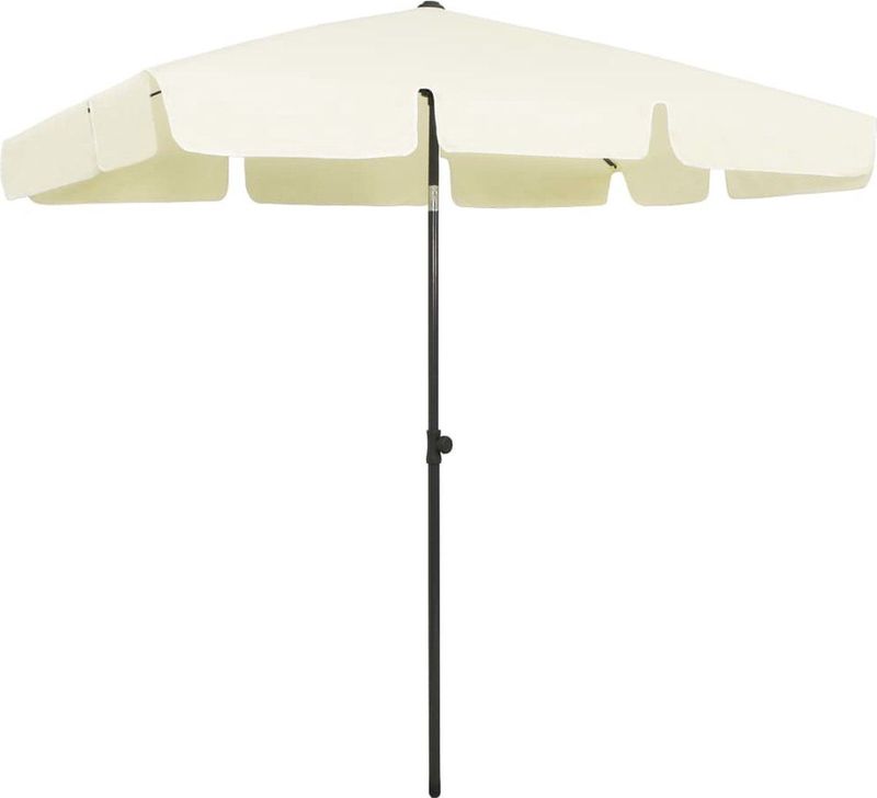 Strandschirm Sandgelb 200x125 cm Vidaxl
