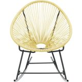 VidaXL Tuinstoel Acapulco Poly Rattan Beige