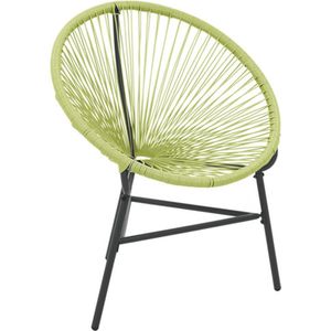 VidaXL Tuinstoel Acapulco Poly Rattan Groen