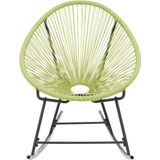 vidaXL Tuinstoel Acapulco poly rattan groen - 313341