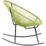 vidaXL Tuinstoel Acapulco poly rattan groen - 313341