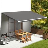 Markisenbespannung Anthrazit 6x3,5 m Vidaxl