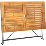 VidaXL Inklapbare Tuintafel 120x70x74 cm - Massief Acaciahout