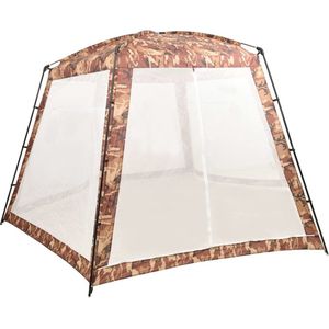 VidaXL Zwembadtent 500x433x250 cm Stof Camouflage