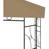 vidaXL - Prieel - 160 - g/m² - 4x3x2,7 - m - taupe