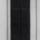 vidaXL Fliegengitter-Türvorhänge 2 Stk. Magnet Schwarz 200x80 cm