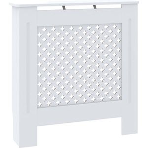 VidaXL Radiatorombouw 78 cm MDF Wit