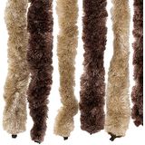vidaXL Insektenschutz-Vorhang Beige und Hellbraun 90x200 cm Chenille