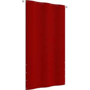 vidaXL - Balkonscherm - 120x240 - cm - oxford - stof - rood