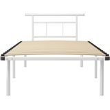 VidaXL Bedframe Metaal Wit 100x200 cm