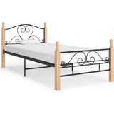 vidaXL - Bedframe - metaal - zwartx200 - cm