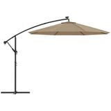 vidaXL - Vervangingsdoek - voor - zweefparasol - 300 - cm - taupe
