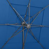 vidaXL Parasol 4-laags met aluminium paal 250x250 cm azuurblauw - 313827