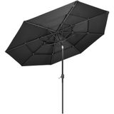 VidaXL-Parasol-3-laags-met-aluminium-paal-3-m-antracietkleurig