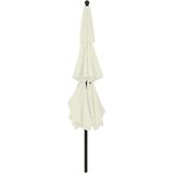 Sonnenschirm mit Aluminium-Mast 3-lagig Sandfarbe 3,5 m Vidaxl