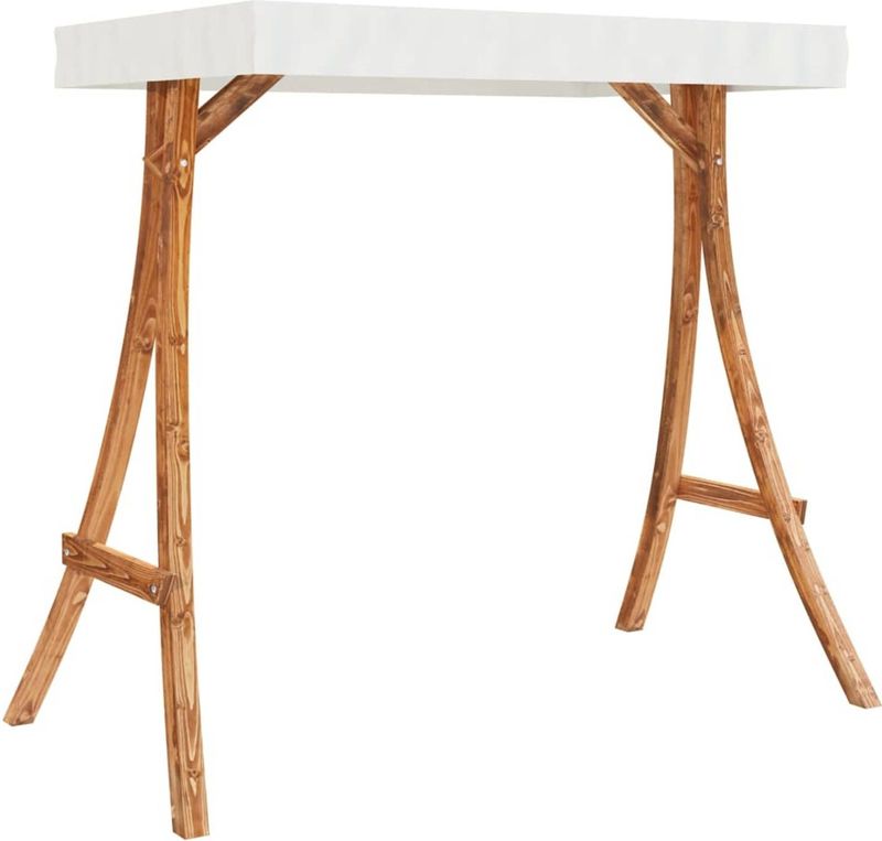 Haba - Schommelframe - Crème - Massief Gebogen Hout - Teakafwerking