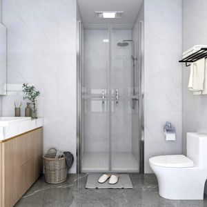 vidaXL - Douchedeur - 71x190 - cm - ESG - transparant