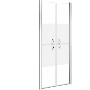 vidaXL Duschtür Halbmatt ESG 86x190 cm