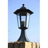 vidaXL Tuinlampen 2 st aluminium donkergroen/zwart