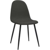 VidaXL Eetkamerstoelen 4 st Kunstleer Zwart 45x54,5x87 cm