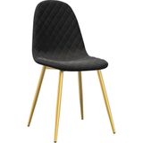 vidaXL-Eetkamerstoelen-2-st-fluweel-zwart