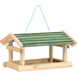 VidaXL Vogelvoeder 35x29,5x21 cm - Massief Hout