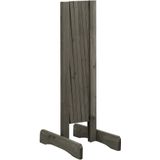 vidaXL Tuinlatwerk 120x60 cm massief vurenhout grijs