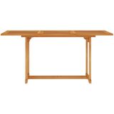 VidaXL Tuintafel 150x90x75 cm - Massief Teakhout