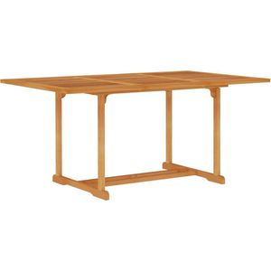 VidaXL Tuintafel 150x90x75 cm - Massief Teakhout