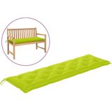 Gartenbank-Auflage Hellgrün 180x50x7 cm Oxford-Gewebe Vidaxl