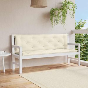 vidaXL-Tuinbankkussens-2-st-150x50x7-cm-oxford-stof-crèmewit