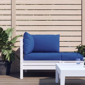 vidaXL Palettenkissen 3-tlg. Blau Oxford-Gewebe