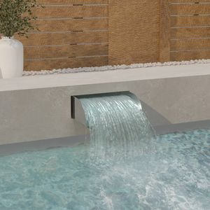 Waterval - Zilver - Roestvrij Staal 304 - Geschikt voor Tuinvijvers