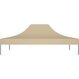 vidaXL - Partytentdak - 270 - g/m² - 4,5x3 - m - beige