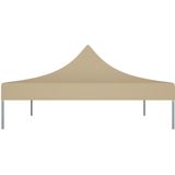 vidaXL - Partytentdak - 270 - g/m² - 4,5x3 - m - beige